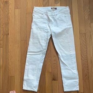 Winter white Capri jeans